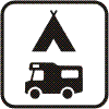 Wohnmobil Komfort-Stellplätze mit Frischwasser und Stromsäule am Platz